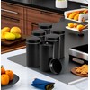 Yesland 6 Pack Tea Tin Canister with Airtight Double Lids,