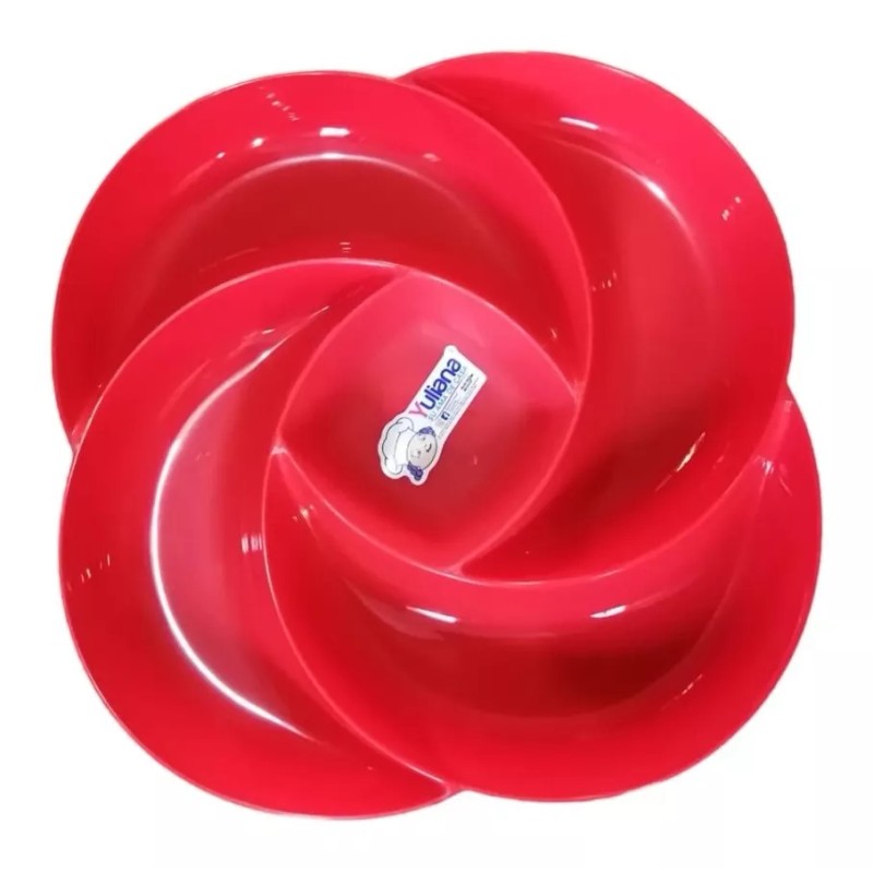 Yuliana Juego De 12 Platos Botaneros De 30cm Con 5
