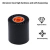 Wire Drawing Wheel Rubber Aluminum Core Polishing Burnishing Sand Roller