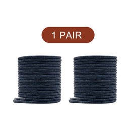 NDTEZUGT Waxed Shoe Laces for Cole Haan Business Oxford Boots, 3/32"(2.5mm) Dress Mens Chukka Shoelaces Replacement Strings (Navy, 36"/90cm)