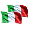 GUSTO - Pack of 2 Italian Flags | 90 x