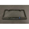 BLVD 1x Black HYBRID 3D Emblem BLACK Stainless License Plate