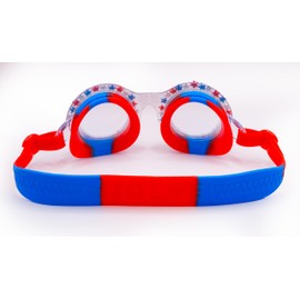 H2O Life Kids Swim Goggles for Girls and Boys Fun Toddler Swimming Eyewear Protection for Children (Americana Stars, OS)