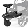 Ride with Me Board-Accessory-Compatible with Veloce & Vivace Strollers Black