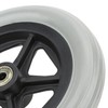 AILOOCEDI 7 Inch Wheelchair Rubber Wheels,Wheelchair Front Wheels Rubber Wheels