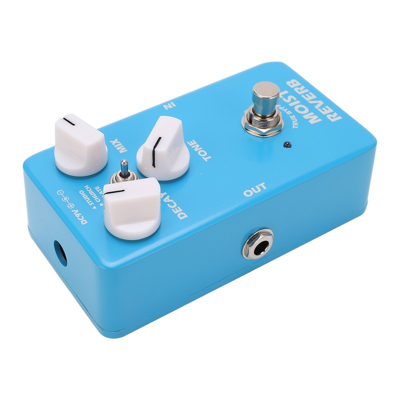 Electric Guitar Effect Pedal Moist Reverb 3 Modes Adjustable Single