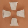 Eumyviv 4 Pack Bell Shaped Alabaster Glass Lamp Shade Replacement