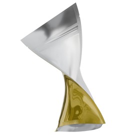 Mylar Style Barrier Bags – Zipper w/Heat Seal – 1000 Bags (Gloss Gold/Clear, 1/4 Ounce - 4?x6.5?x1.78?)