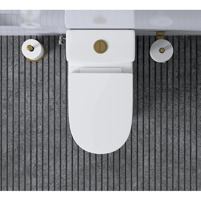 HOROW 48mm Toilet Flush Button Gold Dual Flush for HOROW