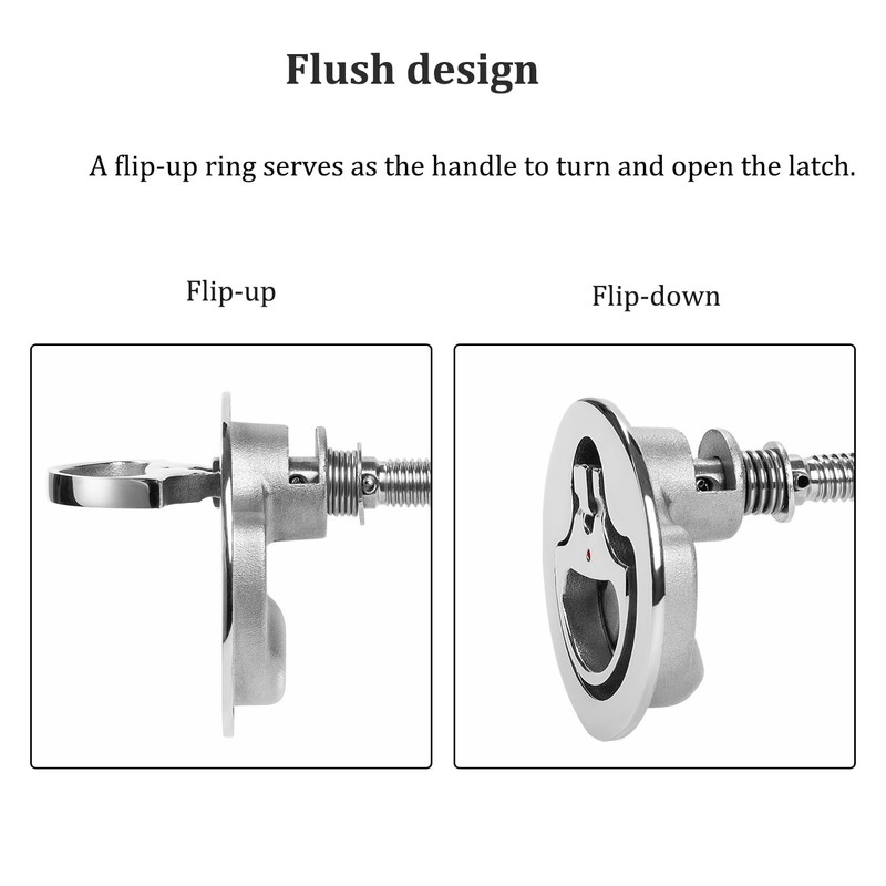 GANGUOLA Heavy Duty 316 Stainless Steel Boat Cam Latch, Marine