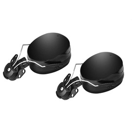 T osuny Hard Hat Noise Reduction Earmuffs, Soundproof Earmuffs with High Density Foam Padding, Suitable for Various Work Safety Helmets, Default
