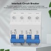Circuit Breaker Interlock Manual Dual Power Transfer Switch AC 400V