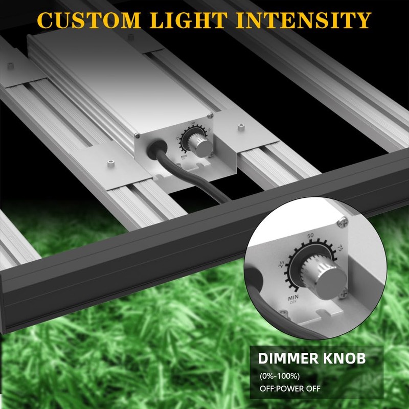 CANAGROW CG1200 LED Grow Light for Indoor Plants 2x2ft Coverage