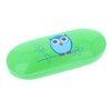 Glasses case for children, frog, owl, turtle (green (owl))