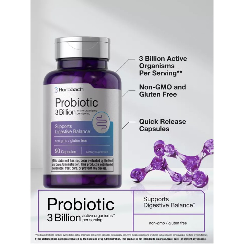 Probiotic for Women & Men | 3 Billion CFU |