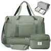 Travel Duffel Bag, Weekender Bags for Women with Shoe Compartment,2Pcs