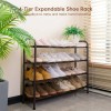 Gonfoam 4-Tier Expandable Shoe Rack,Adjustabl