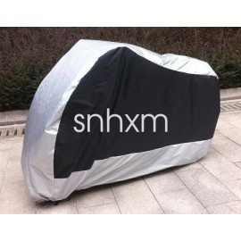 Unbranded L Silver Black Motorcycle Outdoor Cover for Yamaha Scooter Sports Bike YZF R1 R6