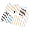 36Pcs Pottery Clay Sculpting Tools Kit Set Ceramic Carving Sculpting