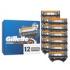 Gillette Fusion5 Proglide 12 Replacement Blades with 2x Glide Strips