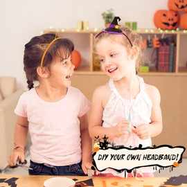 Cinaci 40 Pieces in 20 Colors Colorful 6mm Thin Skinny Stain Covered Metal Headbands Simple Plain DIY Craft Hair Bands Accessories for Women Girls Teens Kids Toddlers