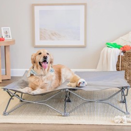 The Potable Pup Pet Bed for Home or On The Go, Gray