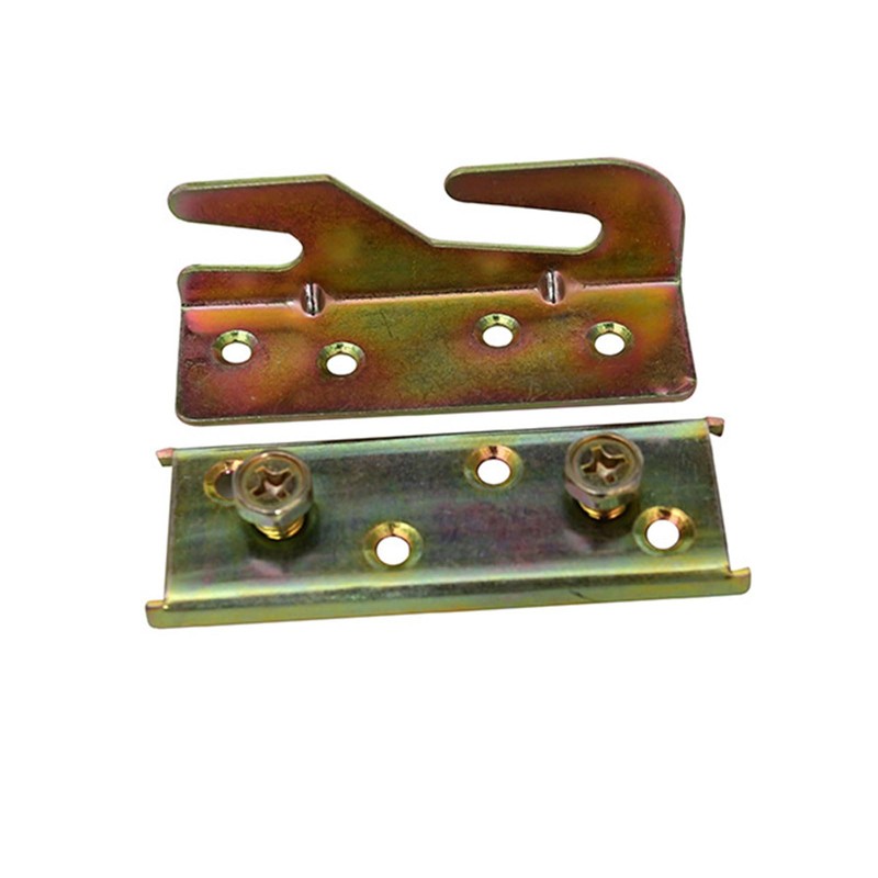 rflaueo 4 Sets Bed Rail Brackets Bed Brackets Corner Bed