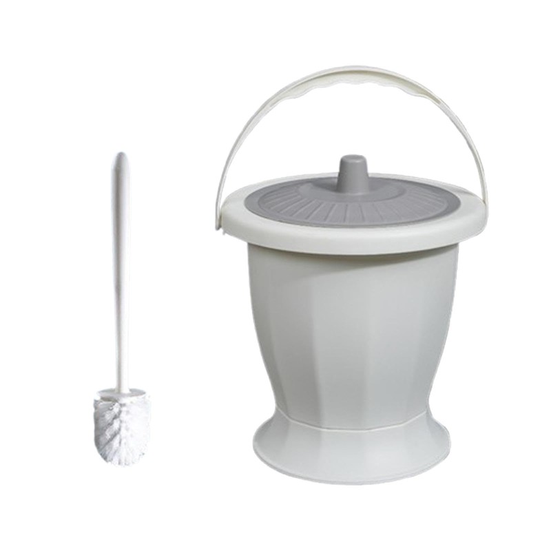 perfeclan Potty Urinal Bottle and Ring Toilet Brush, Urinal Night