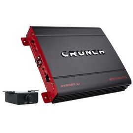 Crunch PX-2025.1D Power X Series 2,000-Watt-Max Monoblock Class D Amp with Wired Bass Remote