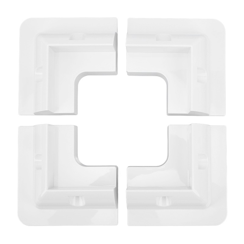 4pcs Solar Panel Corner Bracket Anti UV ABS Solar Panel