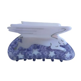 Novelty Flying Bunny Hair Clip,Acetate Claw Clip for Women,Women Hair Accessories