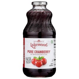 Lakewood Pure Cranberry Juice 32-Ounce Bottles - Pack Of 1