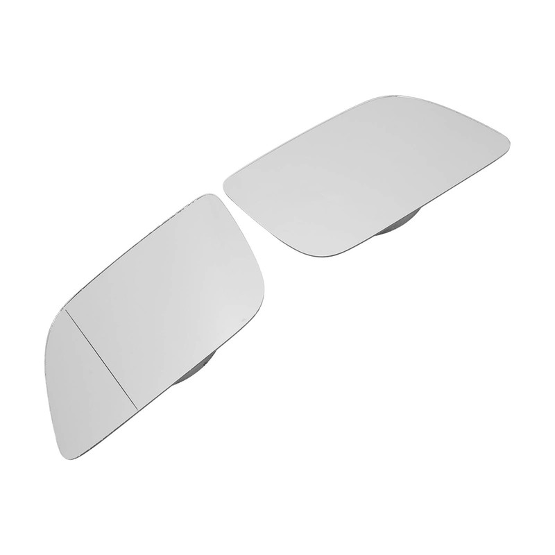 2PCS Side Heated Mirror Glass Left Right Fog Resistant Efficient