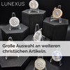 LUNEXUS Christopher Car Magnet Diameter 2.3 cm - Saint Christopher