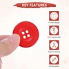Sewing Buttons [10pcs] - 1.2 Inch/ 30mm 48L Resin Round