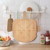 DSIOHFEI Bamboo Pizza Peel, 10 & 12 inch Pizza Cutting