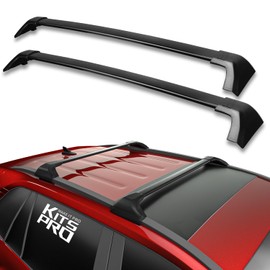 KitsPro 260lb Roof Rack Cross Bars for 2020-2024 Toyota Highlander (ONLY FIT Factory Flushed Side Rails), Matte Black Heavy Duty Aluminum Cargo Crossbar
