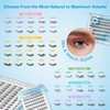 Broadway Lash Clusters, 9-16mm 70 pcs Assorted Volume False Eyelashes,