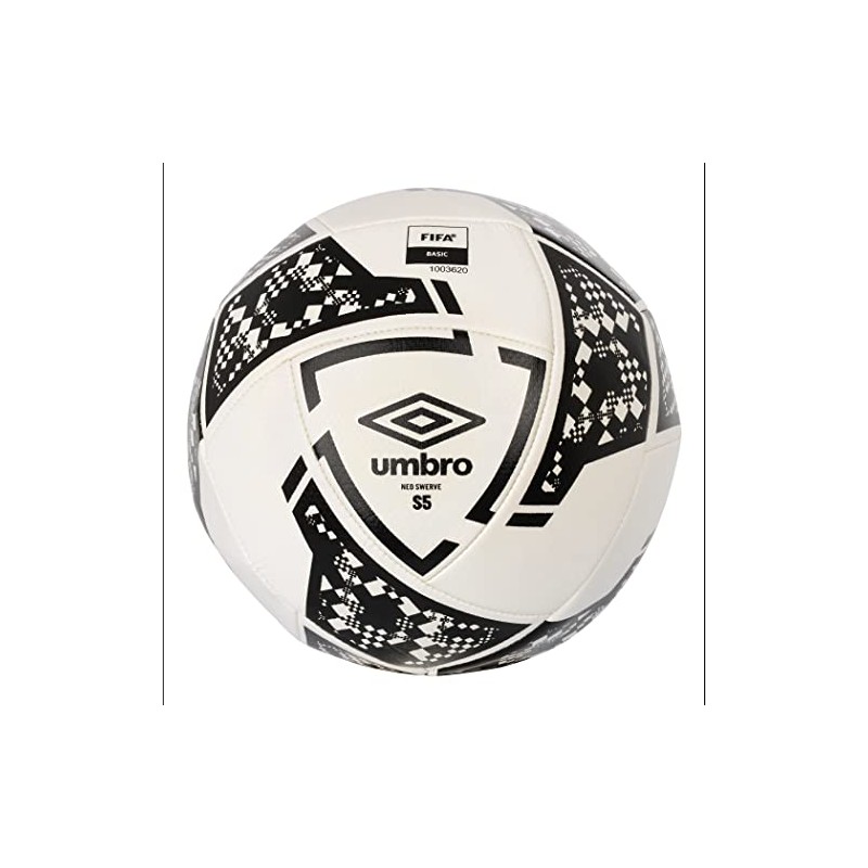 Umbro Neo Swerve - Balón de fútbol, Color Blanco/Negro, Talla