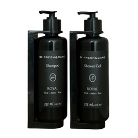 FRESH  CARE COLLECTION  Kit de Amenidades Hoteleras  Velvet Rose  Amber  Set de Shampoo y Jabón Corporal para Hoteles, Airbnb y Spa. 355ml