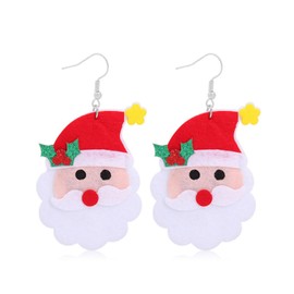 6 Pairs Christmas Drop Earrings Set, Christmas Themed Earrings Christmas Tree Dangle Earrings Christmas Bell Earrings Christmas Ornament Earrings