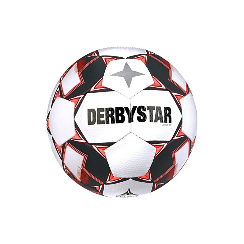 Derbystar Apus TT v23 Football White/Red Size 5