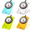 Outdoor Compass with Adjustable Declination, Magnifier, Ruler, Scale, Multifunctional Kids