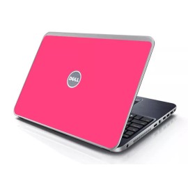 Unbranded/Generic HOT PINK Vinyl Lid Skin Cover Decal fits Dell Inspiron 15R N5010 Laptop