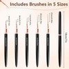 5Pcs Nail Art Liner Brushes Set Fine Detail Brushes for