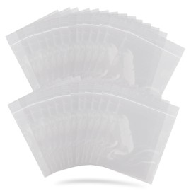 ERKOON 200 Pieces Small Clear Ziplock Bags Resealable Zipper Poly Bags Ziplock Storage Plastic Zip Bags for Jewelry, Candy, Pill, Beads (3 x 4 inch)