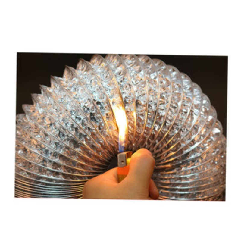 Mobestech Flexible Flame Retardant Duct Hose for Ventilation 100mm Diameter