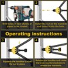 IMQUALI Rivet Nut Tool Rivet Nut Kit, 16" Rivnut Tool