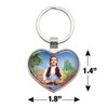 GRAPHICS & MORE Wizard of Oz Dorothy Character Keychain Heart
