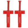 2PCs Brick Liner Plumber Tools Leveling Measuring Tool Hardware Accessory